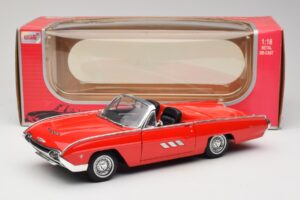 Ford Thunderbird Cabriolet Rot Anson 1:18 30334 Metall — Bild 8 von 8
