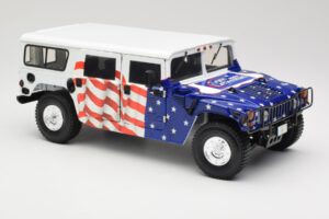 Hummer H1 AM General Gore-Lieberman Humvee America Exoto 1:18 1807 Metall — Bild 6 von 8