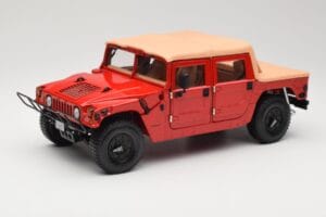 Hummer H1 Soft Top Rot Exoto 1:18 Hummer H1 Soft Top Rot Exoto 1:18 01805 Metall