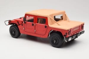 Hummer H1 Soft Top Rot Exoto 1:18 01805 Metall — Bild 7 von 8