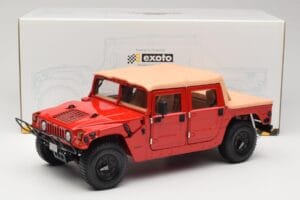 Hummer H1 Soft Top Rot Exoto 1:18 01805 Metall — Bild 8 von 8