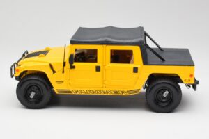 Hummer H1 Soft Top Gelb Maisto 1:18 56041 Metall — Bild 4 von 8