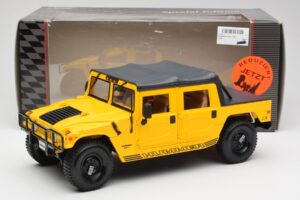 Hummer H1 Soft Top Gelb Maisto 1:18 56041 Metall — Bild 8 von 8