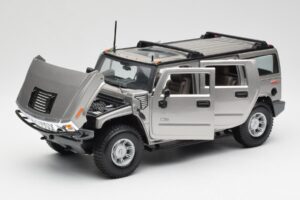 Hummer H2 Silber Maisto 1:18 7449569 Metall — Bild 2 von 8
