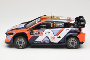 Hyundai i20 N Rally1 WRC Hybrid #11 T. Neuville / M. Wydaeghe Safari Rally Kenya 2024 IXO 1:18 18RMC208 Metall — Bild 3 von 6