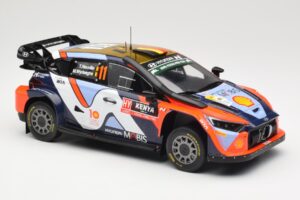 Hyundai i20 N Rally1 WRC Hybrid #11 T. Neuville / M. Wydaeghe Safari Rally Kenya 2024 IXO 1:18 18RMC208 Metall — Bild 4 von 6