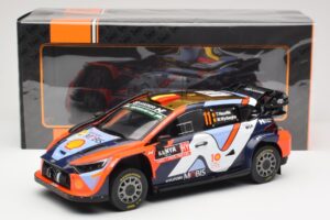 Hyundai i20 N Rally1 WRC Hybrid #11 T. Neuville / M. Wydaeghe Safari Rally Kenya 2024 IXO 1:18 18RMC208 Metall — Bild 6 von 6