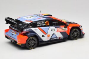 Hyundai i20 N Rally1 #11 T. Neuville / M. Wydaeghe Rally Japan WRC World Champion 2024 IXO 1:18 18RMC228 Metall — Bild 2 von 6