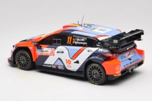Hyundai i20 N Rally1 #11 T. Neuville / M. Wydaeghe Rally Japan WRC World Champion 2024 IXO 1:18 18RMC228 Metall — Bild 5 von 6