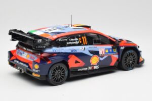Hyundai i20 N Rally1 WRC #11 T. Neuville / M. Wydaeghe Central European Rally Winner 2023 IXO 1:18 18RMC193 Metall — Bild 2 von 6