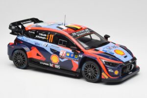 Hyundai i20 N Rally1 WRC #11 T. Neuville / M. Wydaeghe Central European Rally Winner 2023 IXO 1:18 18RMC193 Metall — Bild 4 von 6