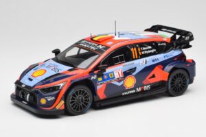 Hyundai i20 N Rally1 WRC #11 T. Neuville / M. Wydaeghe Central European Rally Winner 2023 IXO 1:18 18RMC193 Metall