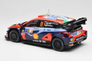 Hyundai i20 N Rally1 WRC #11 T. Neuville / M. Wydaeghe Central European Rally Winner 2023 IXO 1:18 18RMC193 Metall — Bild 5 von 6