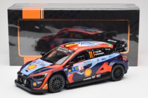 Hyundai i20 N Rally1 WRC #11 T. Neuville / M. Wydaeghe Central European Rally Winner 2023 IXO 1:18 18RMC193 Metall — Bild 6 von 6