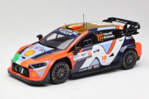 Hyundai i20 N Rally1 #11 T. Neuville / M. Wydaeghe Rally Croatia 2024 IXO 1:18 18RMC203 Metall