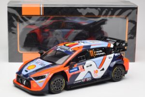 Hyundai i20 N Rally1 #11 T. Neuville / M. Wydaeghe Rally Sweden 2024 IXO 1:18 18RMC201 Metall — Bild 6 von 6