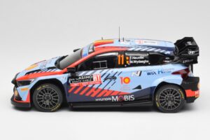 Hyundai i20 N Rally1 WRC #11 T. Neuville / M. Wydaeghe Rally Monte Carlo Winner 2024 IXO 1:18 18RMC194 Metall — Bild 3 von 6