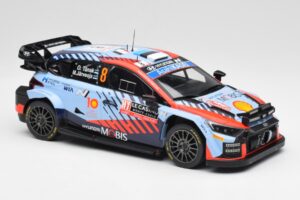 Hyundai i20 N Rally1 WRC #8 O. Tänak / M. Järveoja Rally Monte Carlo Night Version 2024 IXO 1:18 18RMC195 Metall — Bild 4 von 6