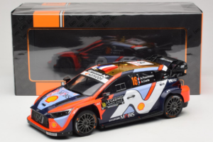 Hyundai i20 N WRC #16 A. Fourmaux / A. Coria Rally Monte Carlo 2025 IXO 1:18 18RMC230A Metall — Bild 6 von 6