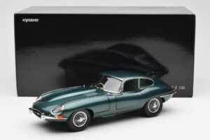 Jaguar E-Type 3.8 Series 1 Dunkelgrün Kyosho 1:18 08954DG Metall — Bild 8 von 8