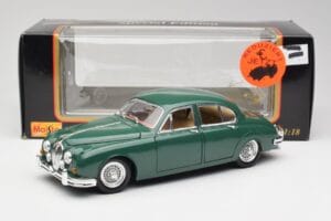 Jaguar Mk II British Racing Grün Maisto 1:18 50287 Metall — Bild 8 von 8