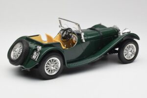 Jaguar SS 100 Roadster Grün Bburago 1:18 3006 Metall — Bild 3 von 8