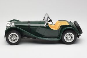 Jaguar SS 100 Roadster Grün Bburago 1:18 3006 Metall — Bild 4 von 8