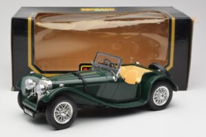 Jaguar SS 100 Roadster Grün Bburago 1:18 3006 Metall — Bild 8 von 8