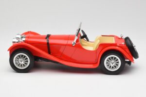 Jaguar SS 100 Rot Bburago 1:18 3006-M1 Metall — Bild 4 von 8