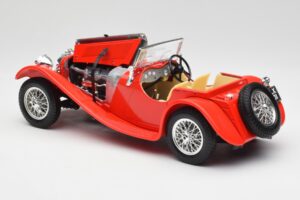 Jaguar SS 100 Rot Bburago 1:18 3006-M1 Metall — Bild 5 von 8
