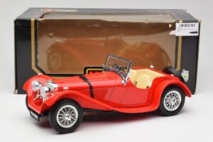 Jaguar SS 100 Rot Bburago 1:18 3006-M1 Metall — Bild 8 von 8