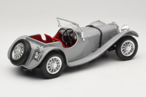 Jaguar SS100 Silber Bburago 1:18 3006-M2 Metall — Bild 2 von 6