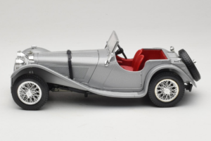 Jaguar SS100 Silber Bburago 1:18 3006-M2 Metall — Bild 3 von 6