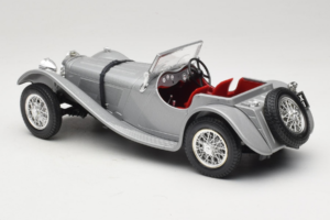 Jaguar SS100 Silber Bburago 1:18 3006-M2 Metall — Bild 5 von 6