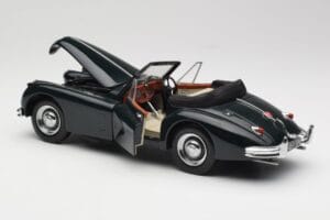 Jaguar XK140 Drophead Coupe Schwarz Sun Star 1:18 2802 Metall — Bild 5 von 8