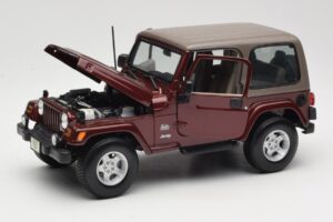 Jeep Wrangler TJ Sahara Rot Maisto 1:18 31662 Metall — Bild 2 von 8