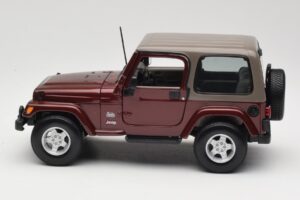 Jeep Wrangler TJ Sahara Rot Maisto 1:18 31662 Metall — Bild 4 von 8