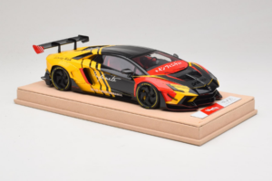 Lamborghini Aventador Liberty Walk Infinite Schwarz Gelb Timothy & Pierre 1:18 REMC035 Metall — Bild 4 von 7