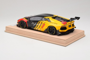 Lamborghini Aventador Liberty Walk Infinite Schwarz Gelb Timothy & Pierre 1:18 REMC035 Metall — Bild 5 von 7