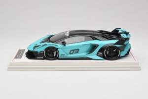 Lamborghini Aventador Liberty Walk LB-Silhouette WORKS GT Evo Mintgrün IVY 1:18 REMC001 Resin