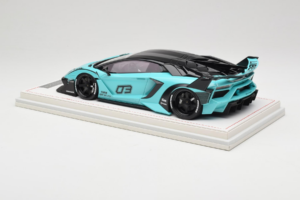 Lamborghini Aventador Liberty Walk LB-Silhouette WORKS GT Evo Mintgrün IVY 1:18 REMC001 Resin — Bild 5 von 7
