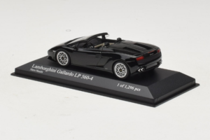 Lamborghini Gallardo LP560-4 Spyder Schwarz Minichamps 1:43 400103830 Metall — Bild 3 von 5