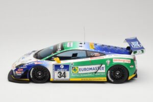 Lamborghini Gallardo LP600+ GT3 Reiter Engineering #34 H-J. Stuck / D. Rostek ADAC 24 Hours Nurburgring 2011 Minichamps 1:18  — Bild 3 von 6