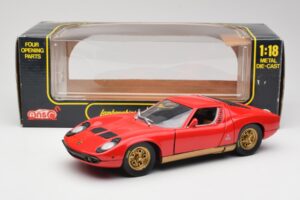 Lamborghini Miura Rot Anson 1:18 30302 Metall — Bild 8 von 8