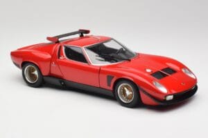 Lamborghini Miura SVR Rot & Schwarz Kyosho 1:18 08319R Metall — Bild 6 von 8
