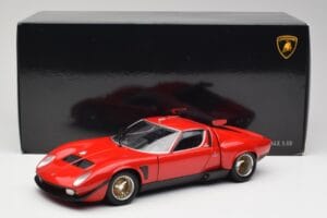 Lamborghini Miura SVR Rot & Schwarz Kyosho 1:18 08319R Metall — Bild 8 von 8