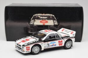 Lancia 037 #1 G. Cunico / E. Bartolich Targa Florio Winner 1983 Kyosho 1:18 08302H Metall — Bild 8 von 8