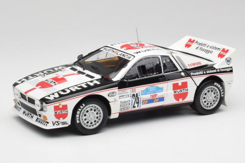 Lancia 037 #1 G. Cunico / E. Bartolich Targa Florio Winner 1983 Kyosho 1:18 08302H Metall