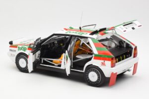 Lancia Delta HF 4WD #1 D. Cerrato Totip Rally Targa Florio 1987 Kyosho 1:18 08960C Metall — Bild 5 von 8
