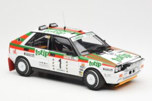 Lancia Delta HF 4WD #1 D. Cerrato Totip Rally Targa Florio 1987 Kyosho 1:18 08960C Metall — Bild 6 von 8